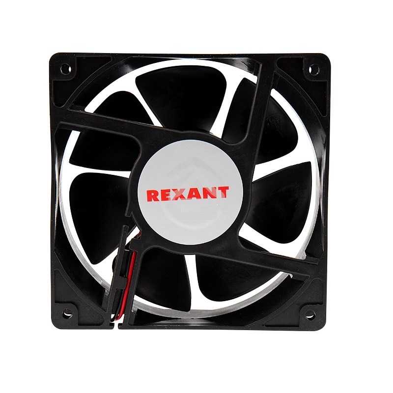 Вентилятор для корпуса Rexant RХ 12038MS 12 VDC черный, 120 мм, 2300 об/мин, 36 дБ, 2 pin