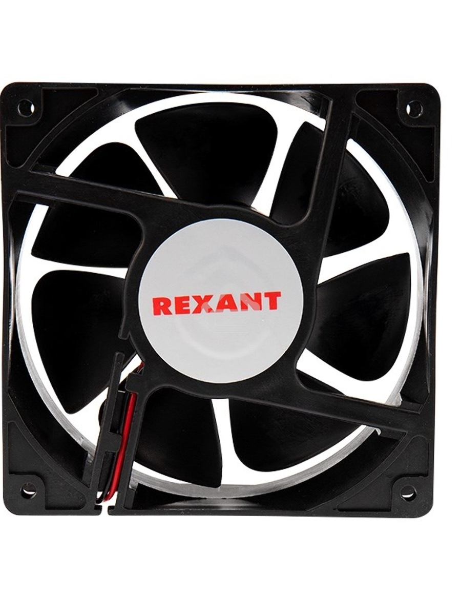 Вентилятор для корпуса Rexant RХ 12038MS 12 VDC черный, 120 мм, 2300 об/мин, 36 дБ, 2 pin