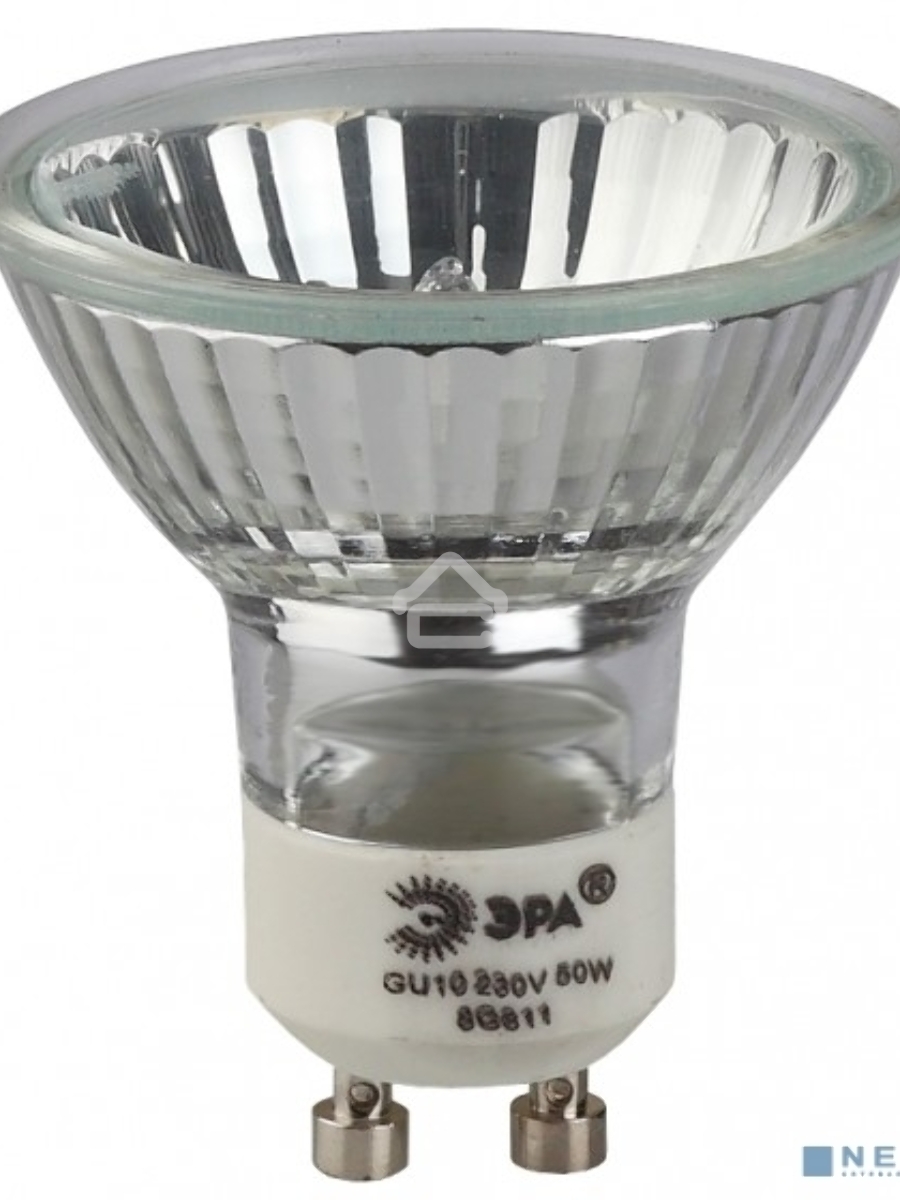 Лампа галогенная ЭРА GU10-JCDR (MR16) -50W-230V(10/200/4800)