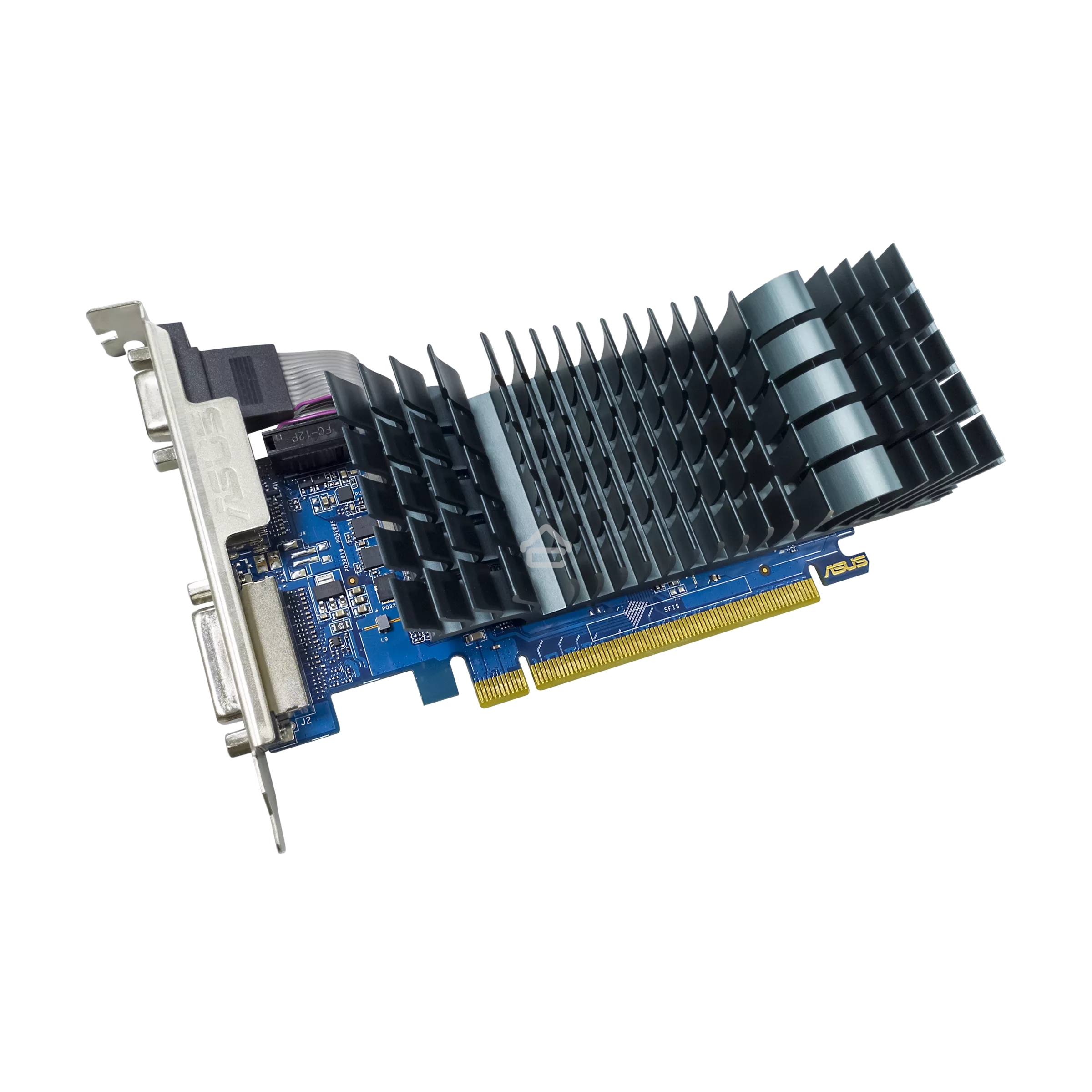 Видеокарта Asus PCI-E GT710-SL-2GD5-BRK-EVO NVIDIA GeForce GT 710 2Gb 64bit GDDR5 954/5012 DVIx1 HDMIx1 CRTx1 HDCP Ret low profile