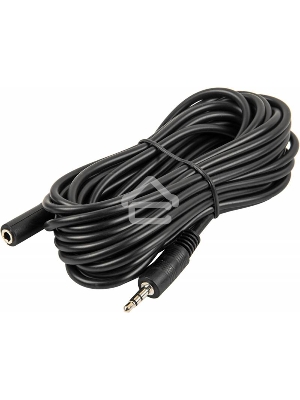 Кабель аудио Ningbo JAAC003-5 Jack 3.5 (m)/Jack 3.5 (f) 5м. черный      