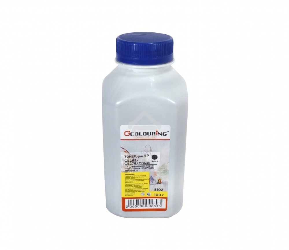 Тонер Colouring CG-CE285/CE278/CB436 для принтеров HP LJ P1102/M1132/1212/P1566/1606/M1536/P1505/M1120/1522