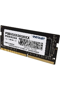 Оперативная память Patriot Signature, DDR4, 16GB (1x16 GB), 2666 MHz, CL19, SO-DIMM
