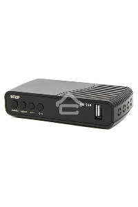 Ресивер эфирный цифровой Эфир DVB-T2 HD HD-215 пластик, дисплей DOLBY DIGITAL,