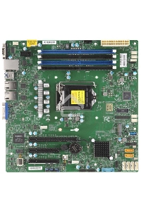 Материнская плата Supermicro MBD-X11SCL-F-B, LGA 1151, Intel C242, 4xDDR4, 6xSATA, 1xM.2, 1xPCI-E 3.0 x16, 1xPCI-E 3.0 x8, 2xPCI-E 3.0 x4, 1xVGA, 2x 1Gb LAN, 2xUSB 2.0, 5xUSB 3.1 Gen 1, 2xCOM, 1x TPM, Micro-ATX, OEM