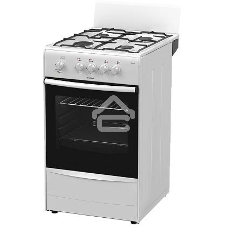 Плита газовая Darina A 3001 W белый/черный, конфорок 4 шт, духовка 50 л, 50 см x 85 см x 56 см