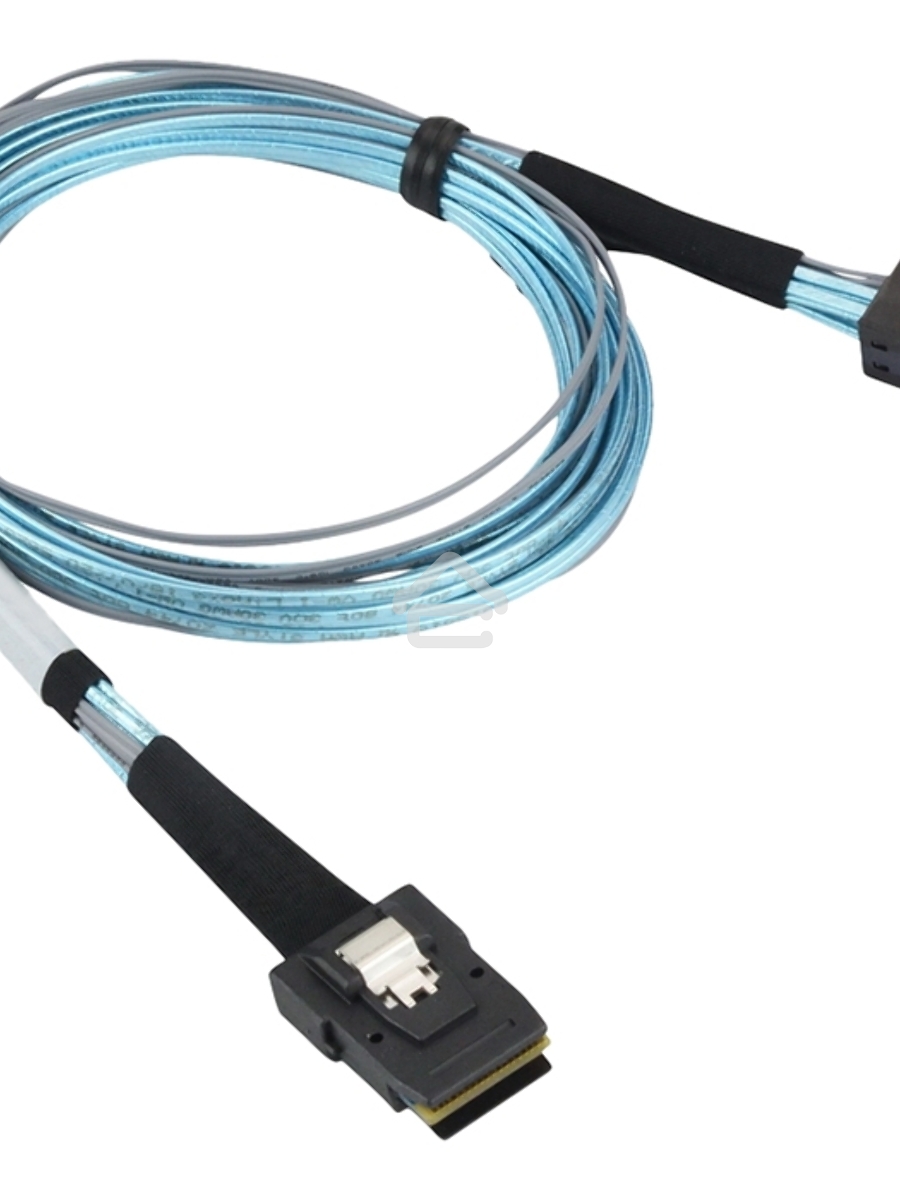 Кабель Gigabyte Cable SAS HD TO SLIMLINE SAS длина 0,8, синий