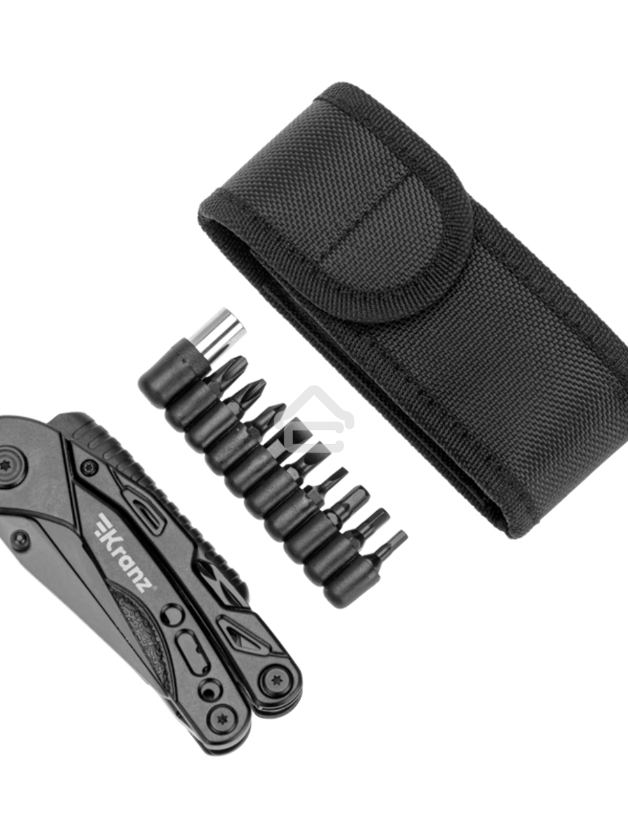 Мультитул KRANZ KR-12-4945-2 10 в 1, 155мм