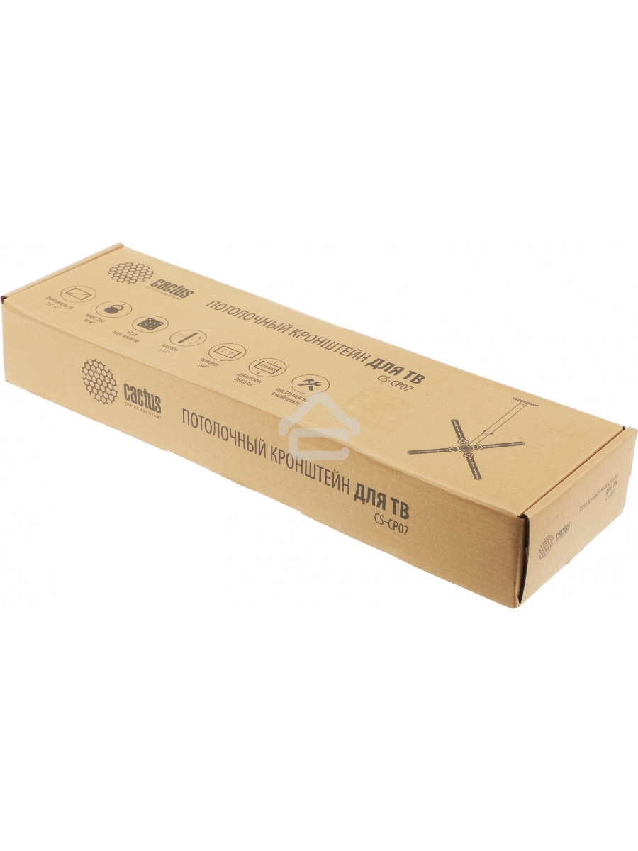 Кронштейн для телевизора Cactus CS-CP07 черный 23
