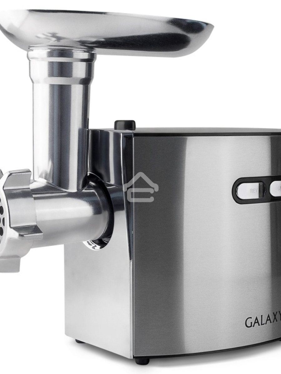 Мясорубка электрическая Galaxy Line GL 2400, серебристый, 1200 Вт, корпус из нержавеющей стали, функция 