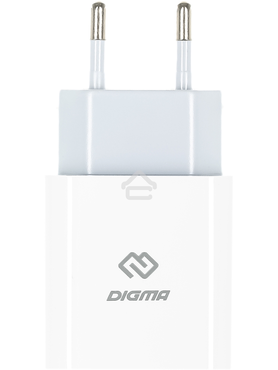 Сетевое зарядное устройство Digma DGW2C 3A PD белый