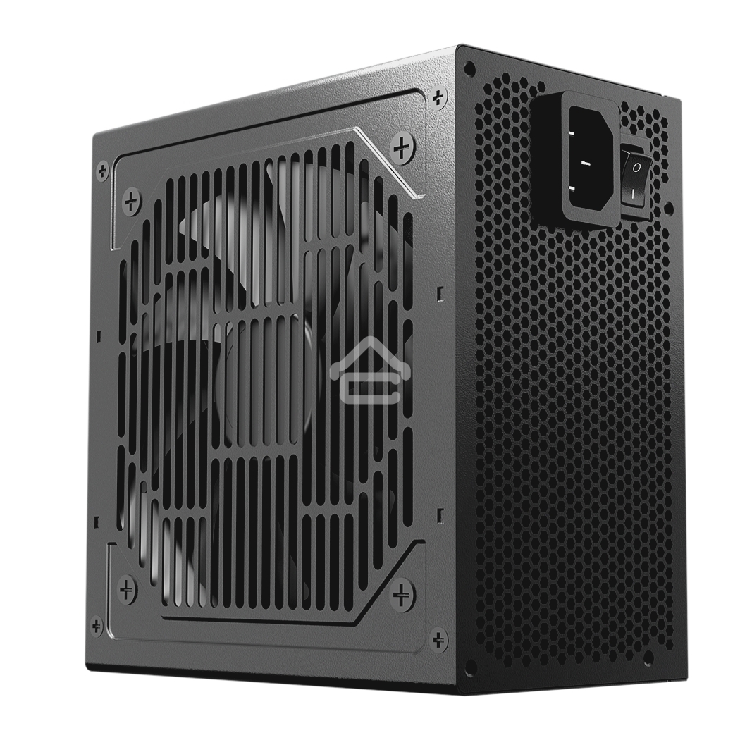 Блок питания PCCOOLER, 550W 80+ белый (ATX, ATX 2.4, Non-modular, 1x24(20+4)pin 550мм, 1xCPU*2 8(4+4)pin 610+150мм, 1xPCIe*2 8(6+2)pin 510+150мм, 2xSATA*3+MOLEX4pin*1 450+150+150+150мм, Active, 120x120мм, 140x150x86мм, APFC, OVP, SCP, OPP (140-160%, 2ms d