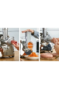 Мясорубка Bosch MFW67440 2000Вт черный/серебристый