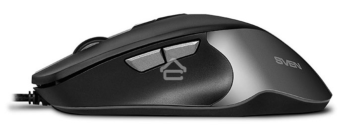 Мышь проводная SVEN RX-G970 черный, 4000 dpi, USB, кнопки - 7