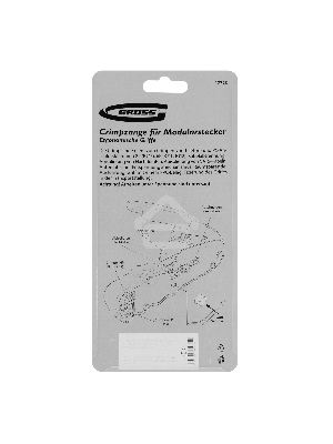 Клещи для обжима телефонных и компьютерных клемм RJ45, 8P и RJ11/12, 6P, компакт., CAT5 Gross
