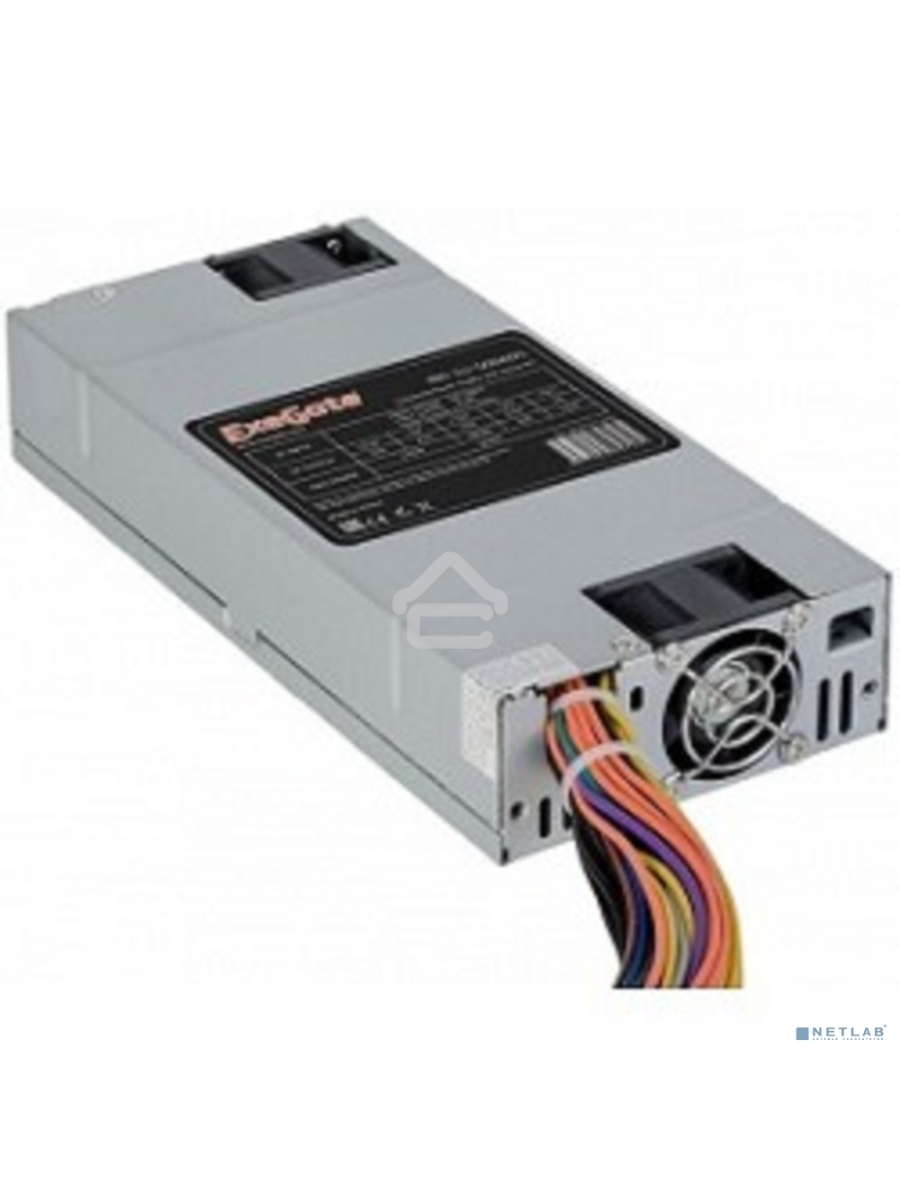 Серверный блок питания 500W Exegate <RM-1U-500ADS> APFC, 4cm fan, 20+4pin/2x(4+4)pin , 5xSATA, 4xIDE