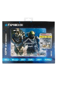 Коврик для мыши Гарнизон GMP-105, игровой, дизайн - игра Survarium, ткань/резина, размеры 200 x 250 x 3 мм