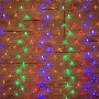 Новогодние светоукрашения Гирлянда - сеть 1,8х1,5м, прозрачный ПВХ, 180 LED Мультиколор [215-139]