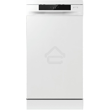 Посудомоечная машина, Gorenje GS531E10W, белая с черным, 44.8 см, 9 компл., 47 дБ, класс A++