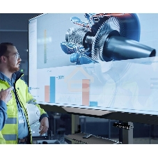 Мобильная стойка МОТОРИЗОВАННАЯ ONKRON на 1 ТВ/50-100