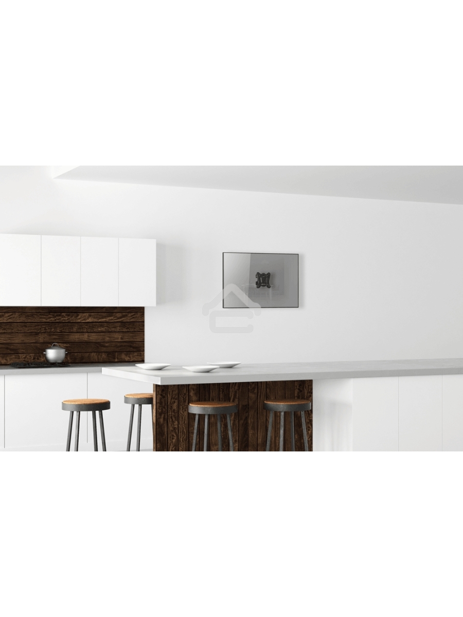 Кронштейн ONKRON Кронштейн ONKRON 17-27'' макс 100*100 мм, наклон -+ 8º, поворот: 45°, от стены 85 мм, макс вес 25кг, черный