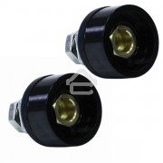 Розетка ELITECH 0606.014800д/сварочного кабеля (Dx25) 2шт.