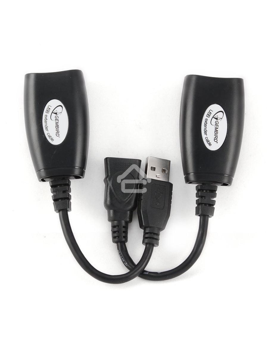 Кабель Gembird UAE-30M USB 2.0 кабель удлинительный AM/AF/RJ45Fx2 по витой паре