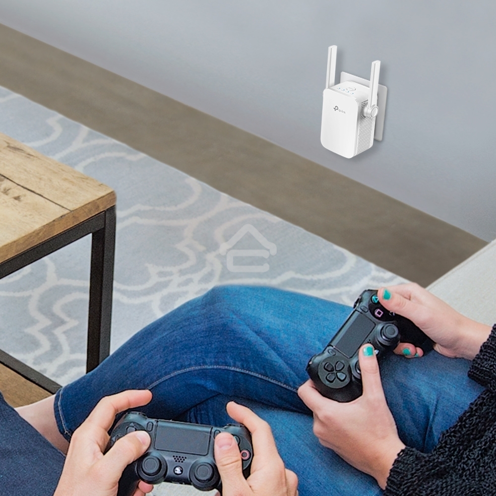 Усилитель TP-Link Wi-Fi AC750 Wi-Fi Range Extender, Wall Plugged,433Mbps at 5GHz + 300Mbps at 2.4GHz, 802.11ac/a/b/g/n, 1 10/100M LAN, WPS button, 2 fixed antennas поставляется без кабеля RJ-45