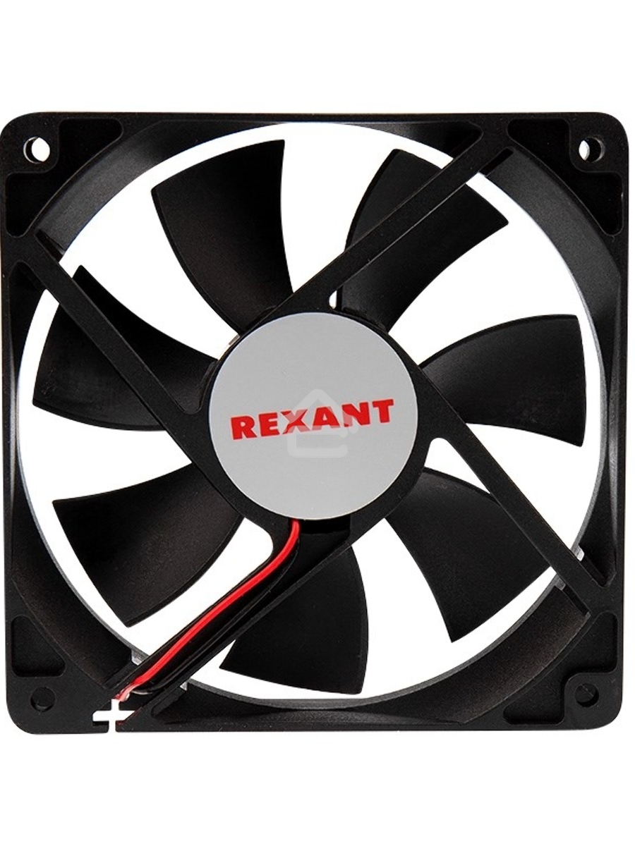 Вентилятор для корпуса Rexant RХ 12025MS 12 VDC черный, 120 мм, 2200 об/мин, 35 дБ, 2 pin