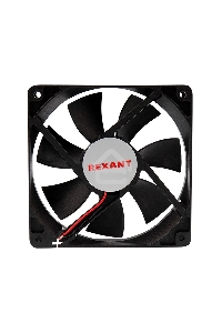 Вентилятор для корпуса Rexant RХ 12025MS 12 VDC черный, 120 мм, 2200 об/мин, 35 дБ, 2 pin