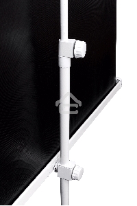 Экран 150x150см TriScreen 1:1 напольный рулонный белый  84' Matt White (MW), черный корпус