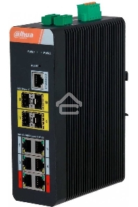 Коммутатор Dahua DH-IS4410-6GT-120 6G 4SFP 6PoE 120W управляемый