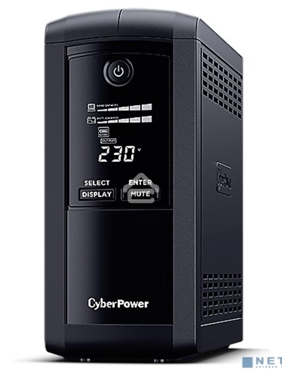 Источник бесперебойного питания UPS CyberPower VP1000EILCD Line-Interactive 1000VA/550W USB/RS-232/RJ11/45 (6 IEC С13)
