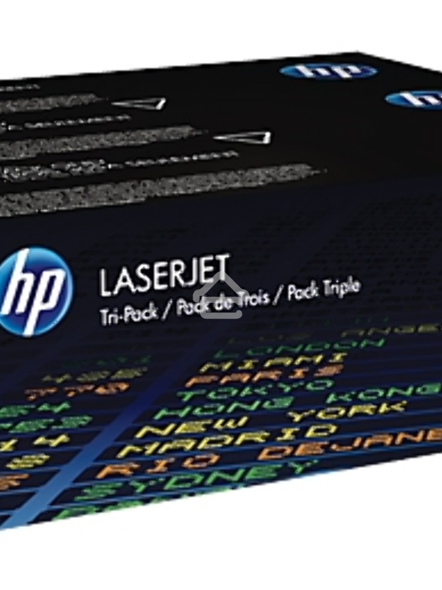 Картридж лазерный набор HP CF370AM № 305A голубой/пурпурный/желтый CLJ M451 (CE411A+CE412A+CE413A)
