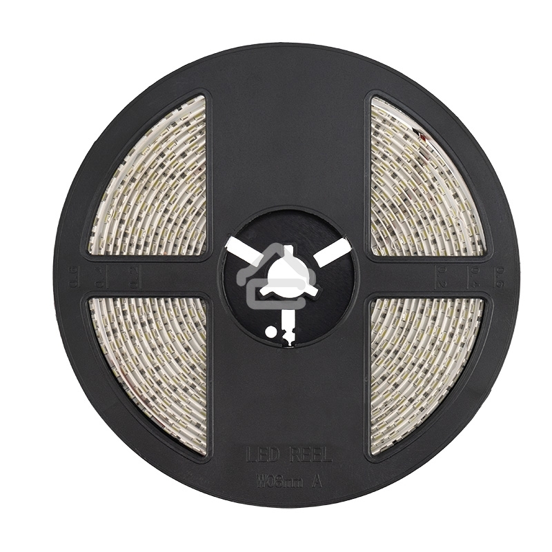 Лента светодиодная силикон, 8 мм, IP65, SMD 2835, 120 LED/m, 12 V, цвет свечения белый