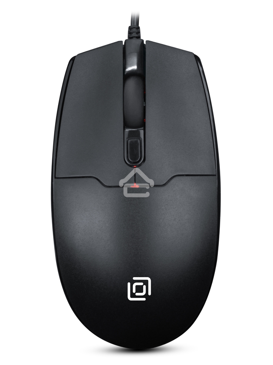 Мышь проводная Oklick 147M черный, 1600 dpi, USB, кнопки - 3