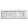 Клавиатура A4Tech Fstyler FKS10 проводная, USB, белый/серый