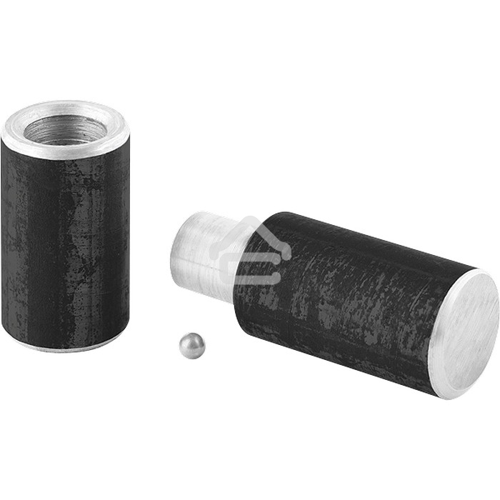 Петля гаражная с шаром Сибртех d 20, 120мм,4 шт.