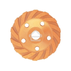 Чашка алмазная зачистная Matrix, 125 мм, турбо-сегмент