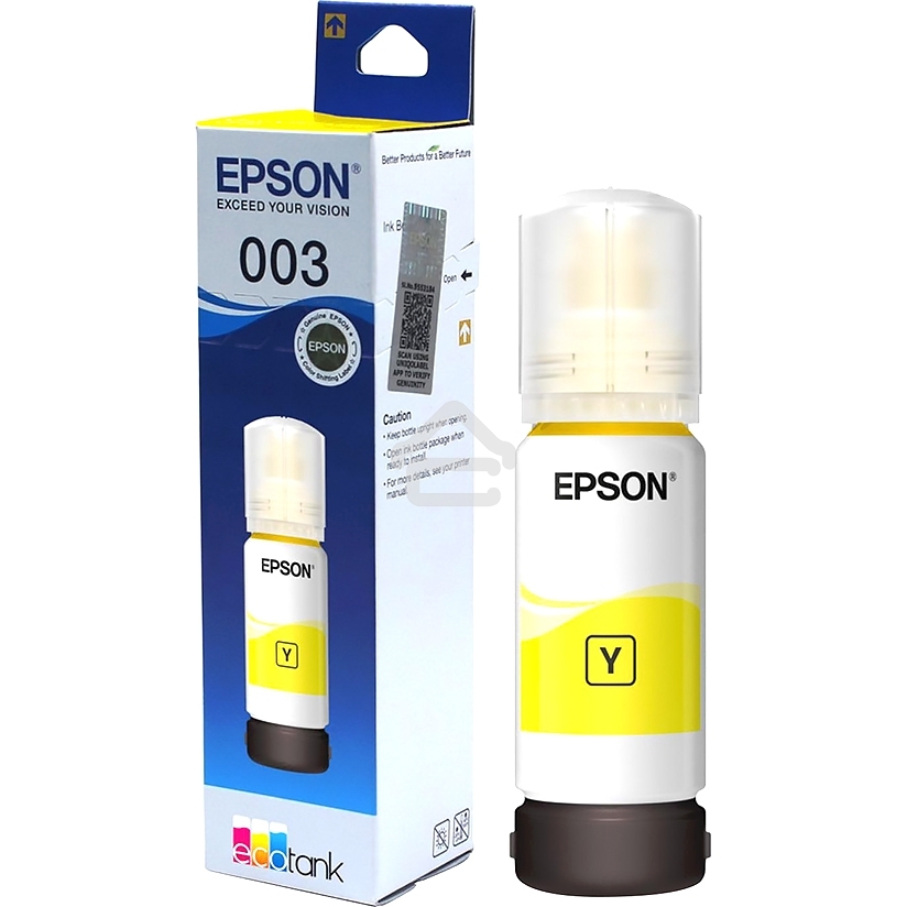 Чернила Epson C13T00V498 желтый (65 мл) для L11050, L1110, L1210, L3101, L3110, L3156, L3210, L3215, L3216, L3250, L3256, L3258, L3260, L3550, L3556, L5290