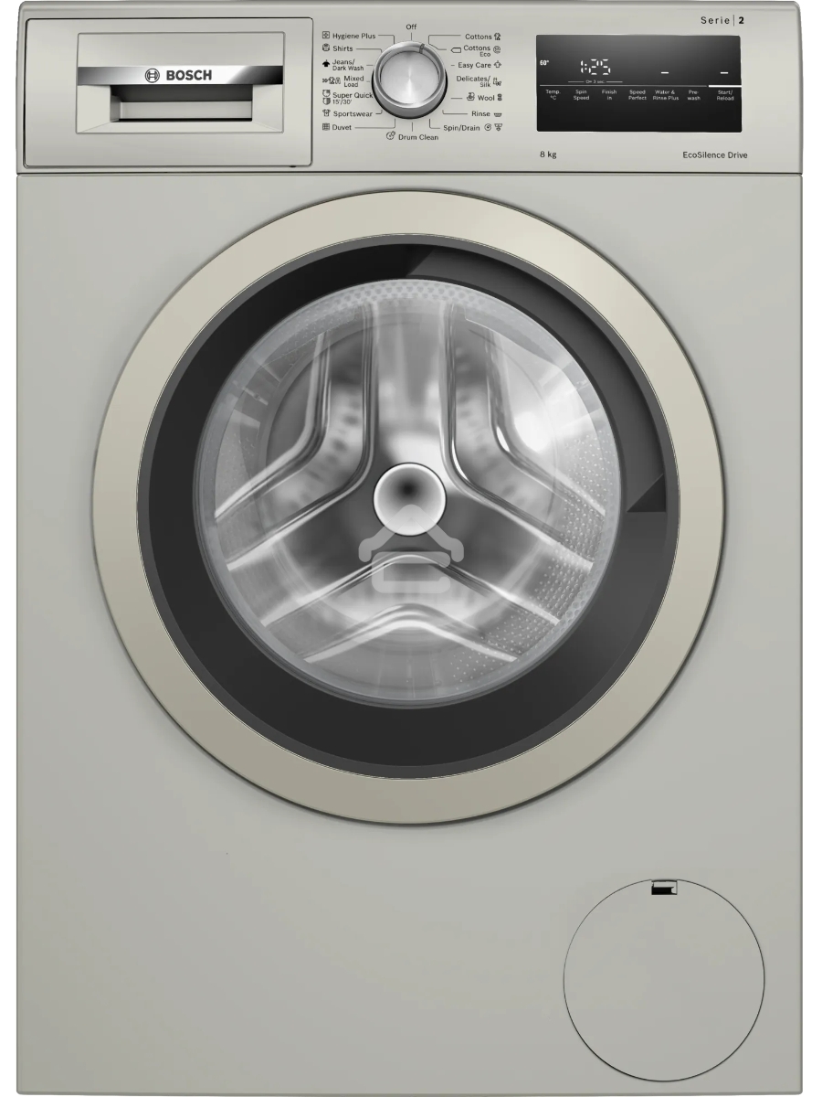 Стиральная машина Bosch WAN2420XME серебристый, загрузка фронтальная 8 кг, 1200 об/мин., класс: А+++