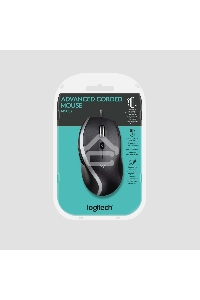 Мышь проводная Logitech M500S черный, 4000 dpi, USB, кнопки - 7