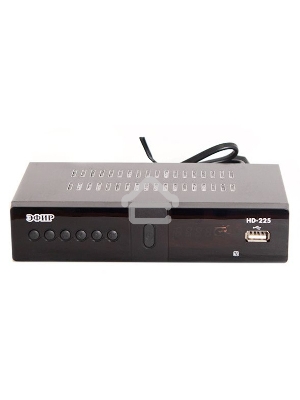 Ресивер эфирный цифровой DVB-T2/C HD HD-225 метал, дисплей DOLBY DIGITAL, Эфир