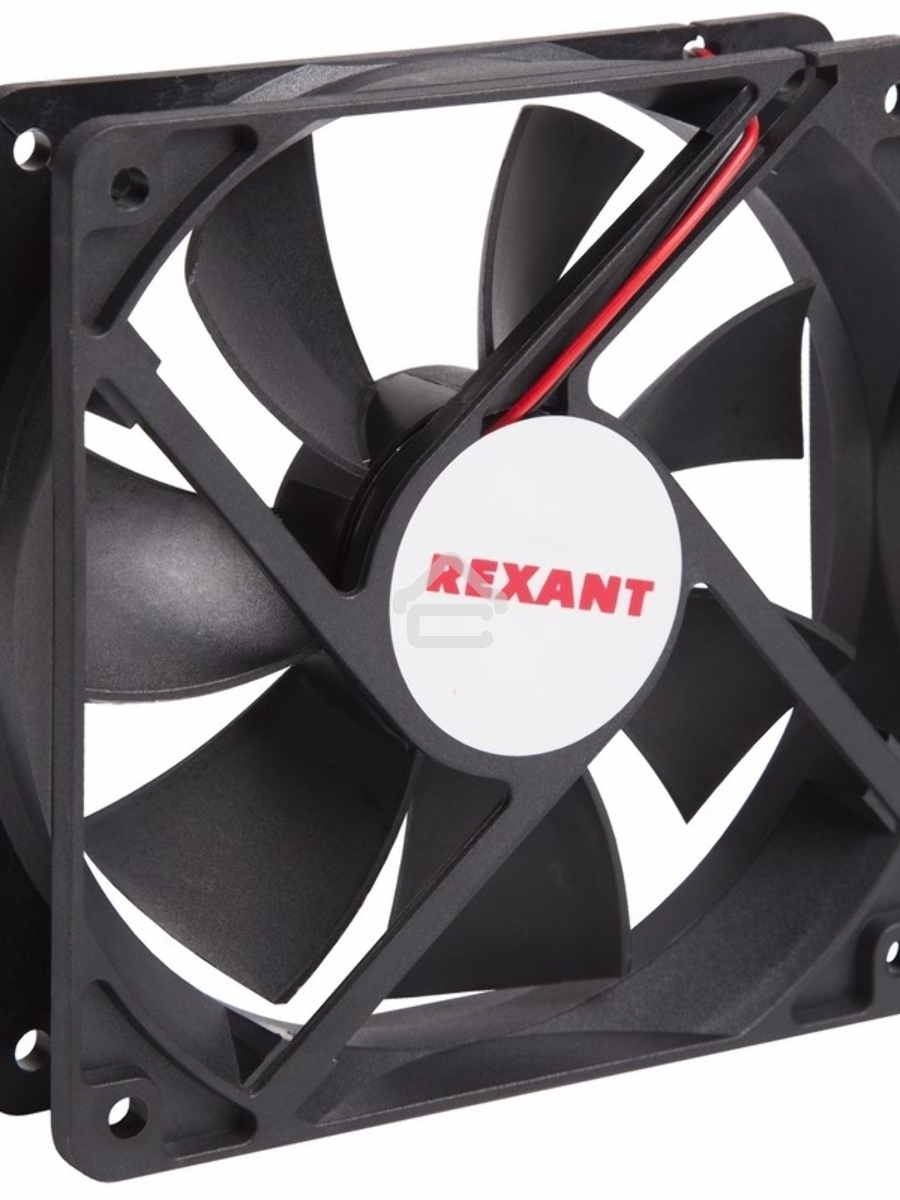 Вентилятор для корпуса Rexant RX 12025MS 24VDC черный, 120 мм, 2200 об/мин, 35 дБ, 2 pin