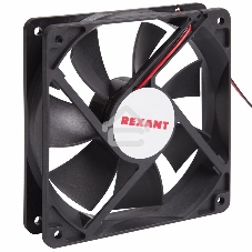 Вентилятор для корпуса Rexant RX 12025MS 24VDC черный, 120 мм, 2200 об/мин, 35 дБ, 2 pin