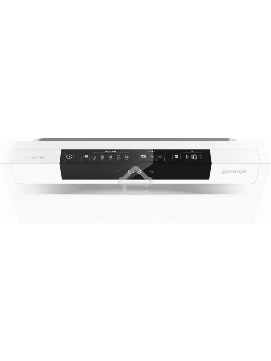 Посудомоечная машина, Gorenje GS531E10W, белая с черным, 44.8 см, 9 компл., 47 дБ, класс A++