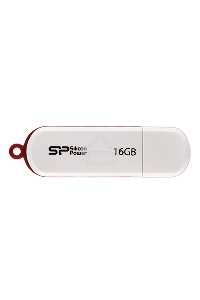 Флеш диск Silicon Power 16Gb LuxMini 320 SP016GBUF2320V1W USB2.0 белый