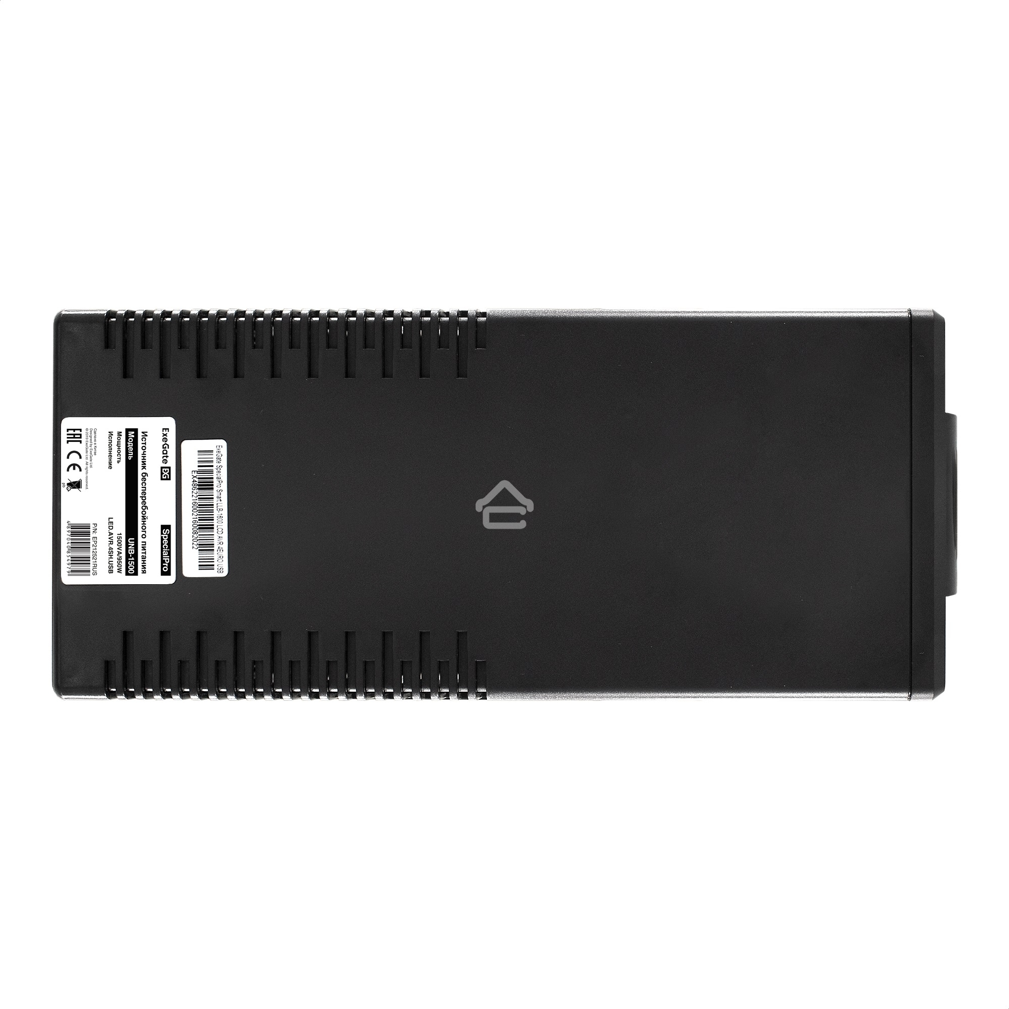 Источник бесперебойного питания ExeGate EP212521RUS Power Back UNB-1500<1500VA, Black, 4 евророзетки>