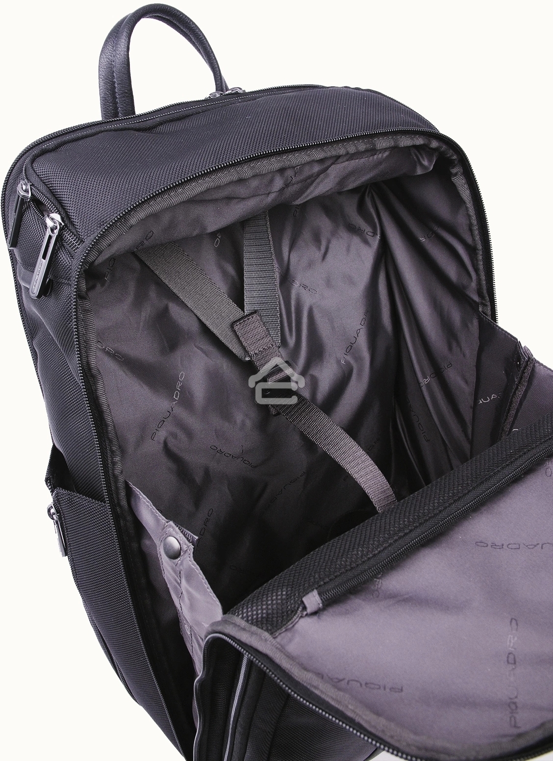 Рюкзак Piquadro Brief2 CA6648BR2/N черный нейлон/натур.кожа