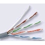 Кабель сетевой HQ Solid Cu 4 pair 0.42mm cat5E 305м серый (43648)